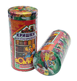 Кришка TWIST-OFF Ø 82 мм (під звичайну банку) фотомалюнок 20 шт/уп (Полінка)