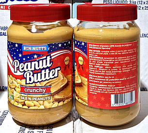 Арахісова паста Bon Nutts Peanut butter crunchy 240 г.