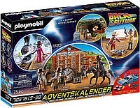 Адвент календарь Плеймобил Назад в будущее ЧАСТЬ 3 PLAYMOBIL Advent Calendar 70576 Back To The Future