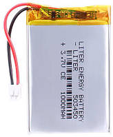 Аккумулятор Li Pol 503450 1000 мАч 3.7В (разъем JST 2pin). Liter Energy