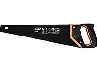 Ножовка по дереву YATO YT-31092: L= 450 мм, 7 зубцов/1", полотно t= 1 мм, покрытие PTFE