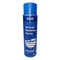 Спрей краска для маркировки животных Deyarda, синяя
