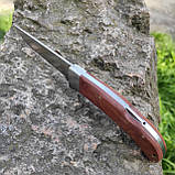 Розпродаж. Ніж складний Boda Супутник, 21.3см, дерево, чохол, фото 2