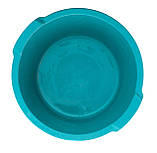 Таз пластиковий 12 літрів бірюзовий Ø 40.5 см h=16 см (ПолімерАгро), фото 2