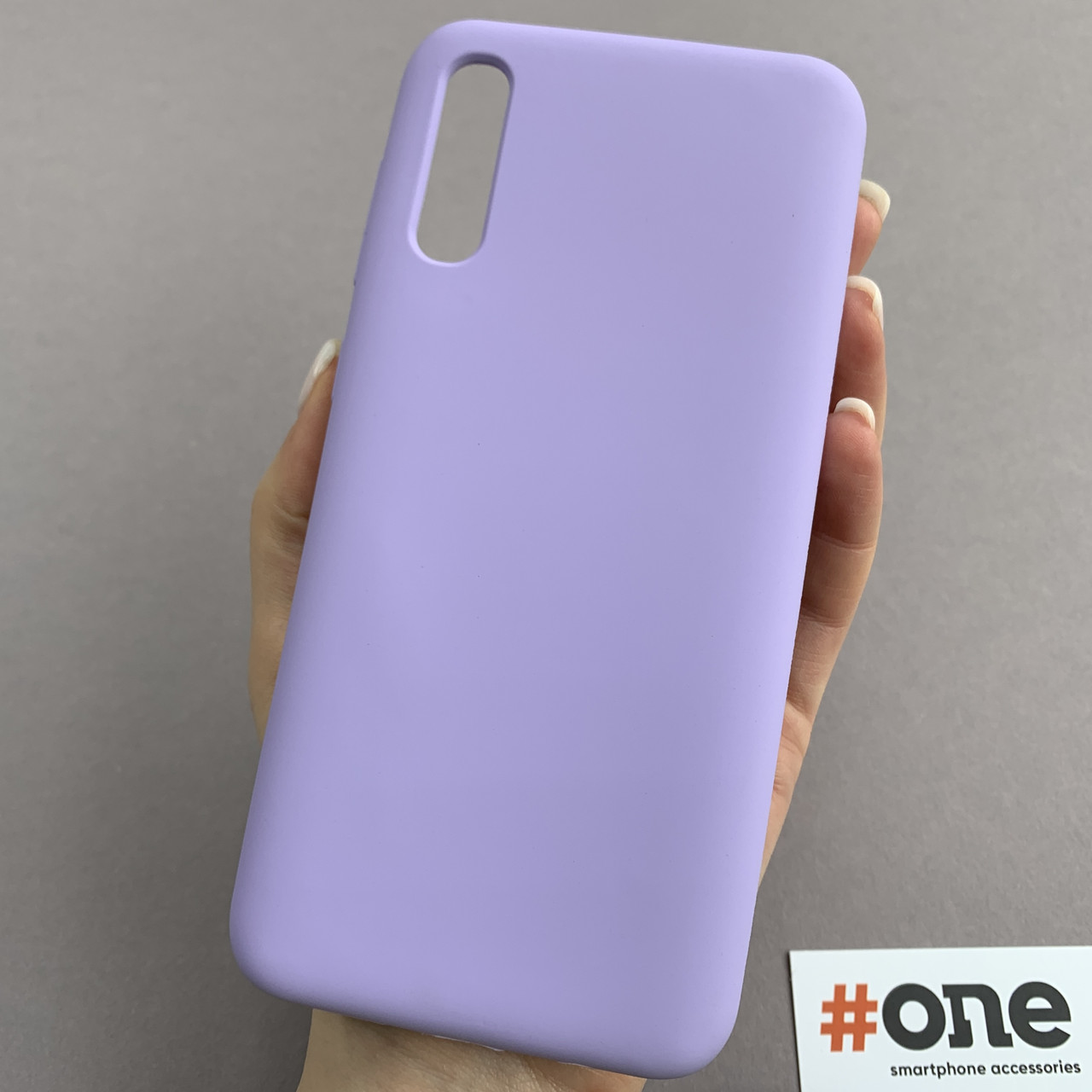 Чохол для Samsung Galaxy A50s кейс із мікрофіброю софт тач покриттям на телефон самсунг а50с бузковий o9g