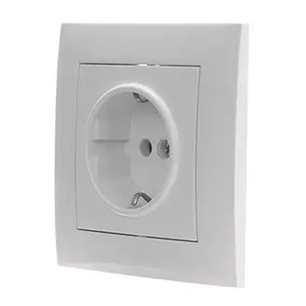 Розетка Marshel Ideal 1-яка із заземленням біла RS16-479-W, фото 2