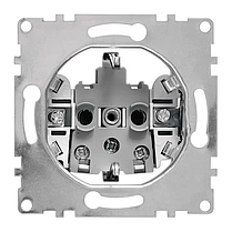 Розетка Marshel Ideal 1-яка із заземленням біла RS16-479-W, фото 4