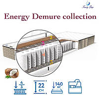 Матрас Energy/Энерджи 22см 80x190 DEMURE Collection с кокосом