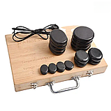 Камені для масажу з термонагрівачом 20 шт, фото 2