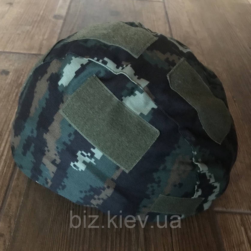 Кавер чохол для шолома каски зелений піксель