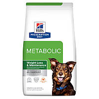 Сухой корм для собак Hills Prescription Diet Canine Metabolic для понижения избыточной массы тела 12 кг