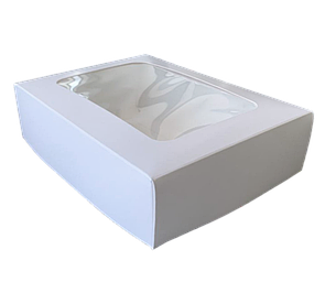 Коробка біла з віконцем 170*105*50 KPK62