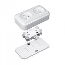 Розетка Marshel MAGLEV (МАГЛІВ) накладна 2-яна RO16-237, фото 4