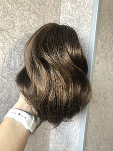 Хвост шиньйон короткий на крабі штучне волосся русявий