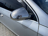Накладки на зеркала (2 шт, нерж) - Volkswagen Passat B6 2006-2012 гг.