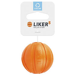 Міцна іграшка-м'ячик (5см) для собак, ЛАЙКЕР5 / Інтерактивна гра для собачок / Плаваючий м'яч для цуценят
