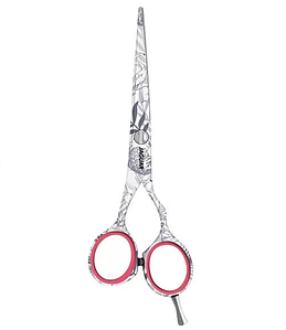 Перукарські ножиці для стрижки Jaguar White Line JaguART Flamingo размер 5.50"