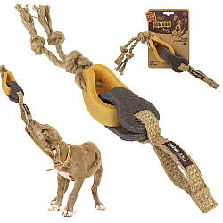 Іграшка для собак Ланцюг з екогуми, GiGwi Gum Gum / Жувальна екоіграшка для цуценят / Гра на мотузці