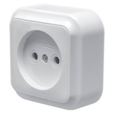 Розетка Marshel MAGLEV (МАГЛІВ) накладна 1-ша RO16-235, фото 1