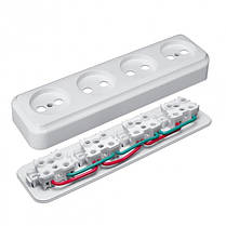 Розетка Marshel MAGLEV (МАГЛІВ) накладна 4-чна RO16-252, фото 4