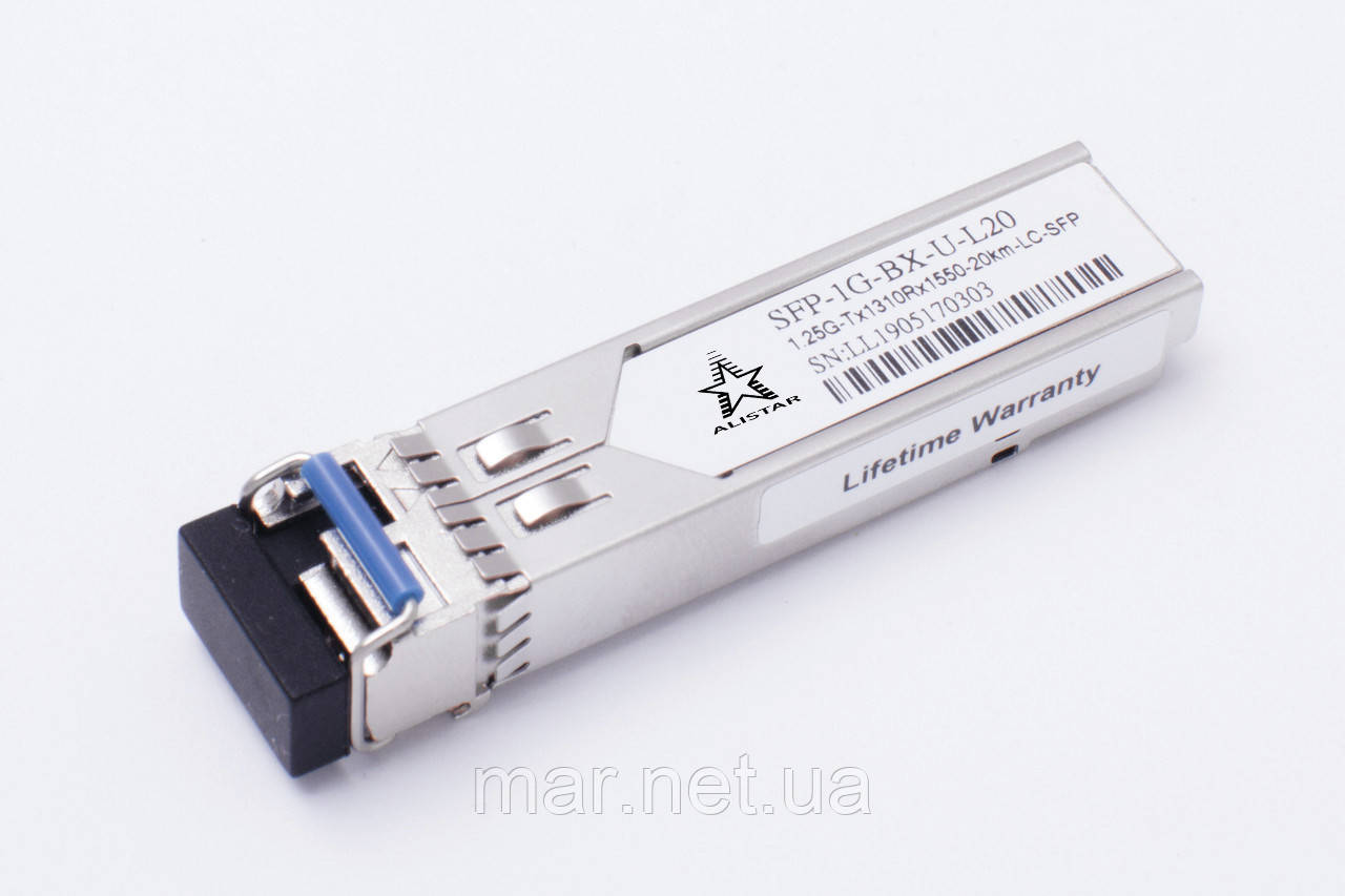 Alistar SFP 1000BASE-BX 1SM WDM LC 20KM TX1310/RX1550nm DDM