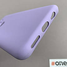 Чохол для Xiaomi Redmi Note 9 кейс з мікрофіброю софт тач покриттям на сяомі редмі нот 9 бузковий o9g, фото 6