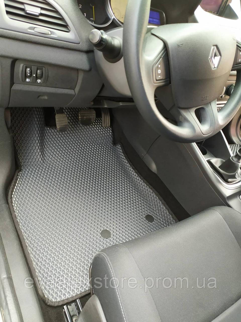 Ева 3d коврики з бортиками Renault Megane III, (2008 -2016) / Рено ...