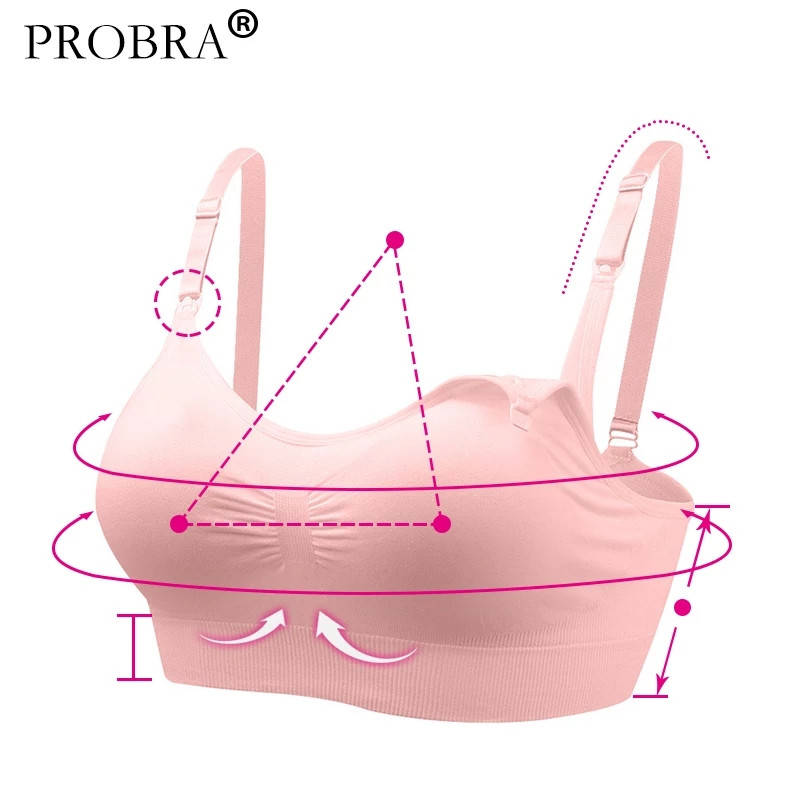 

Бюстгальтер топ для беременных и кормления грудью универсальный, Розовый