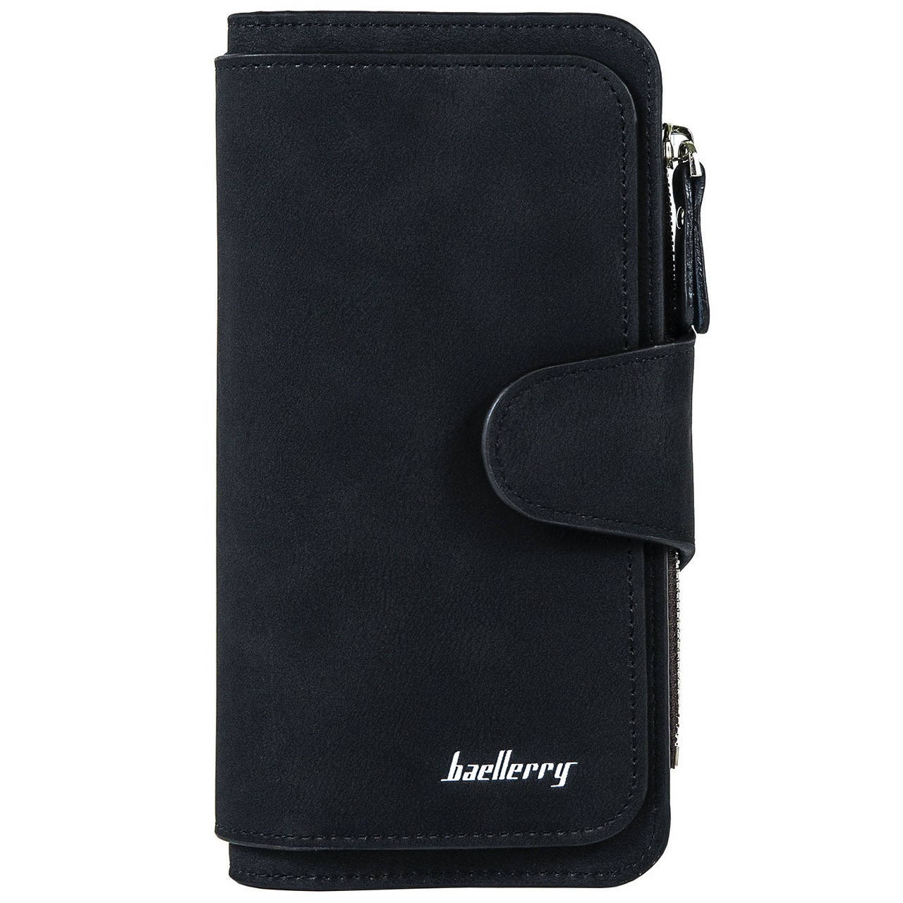

Женский замшевый кошелек клатч Baellerry Forever (19 х 10,5 х 2 см), Черный