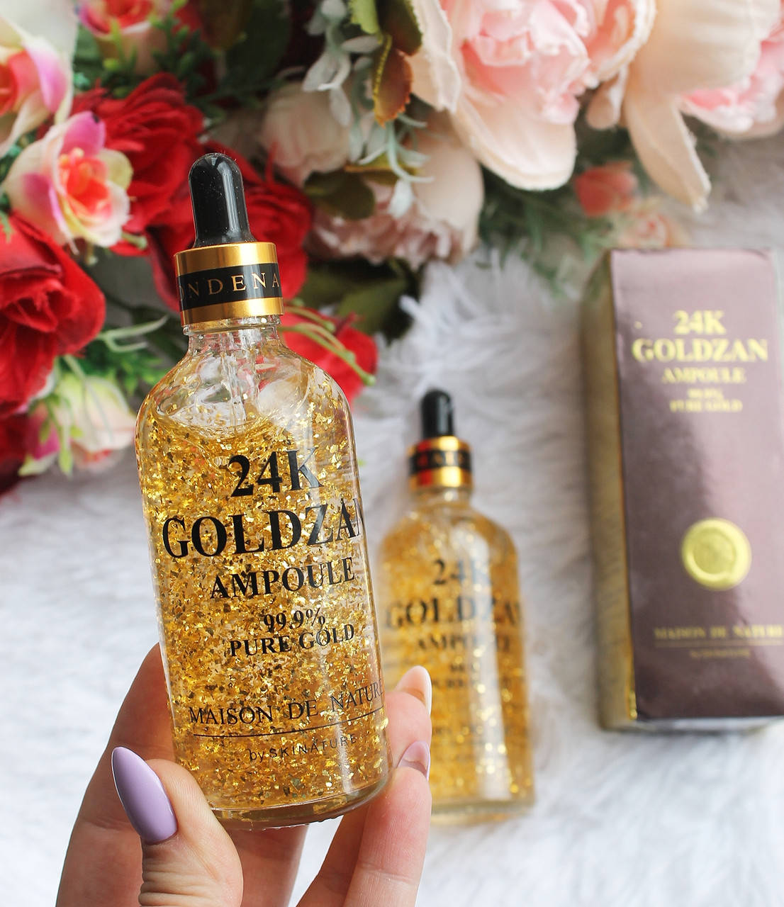 

Скидка!!! Сыворотка 24K Gold Ampoule Goldzan ( примятая коробочка)