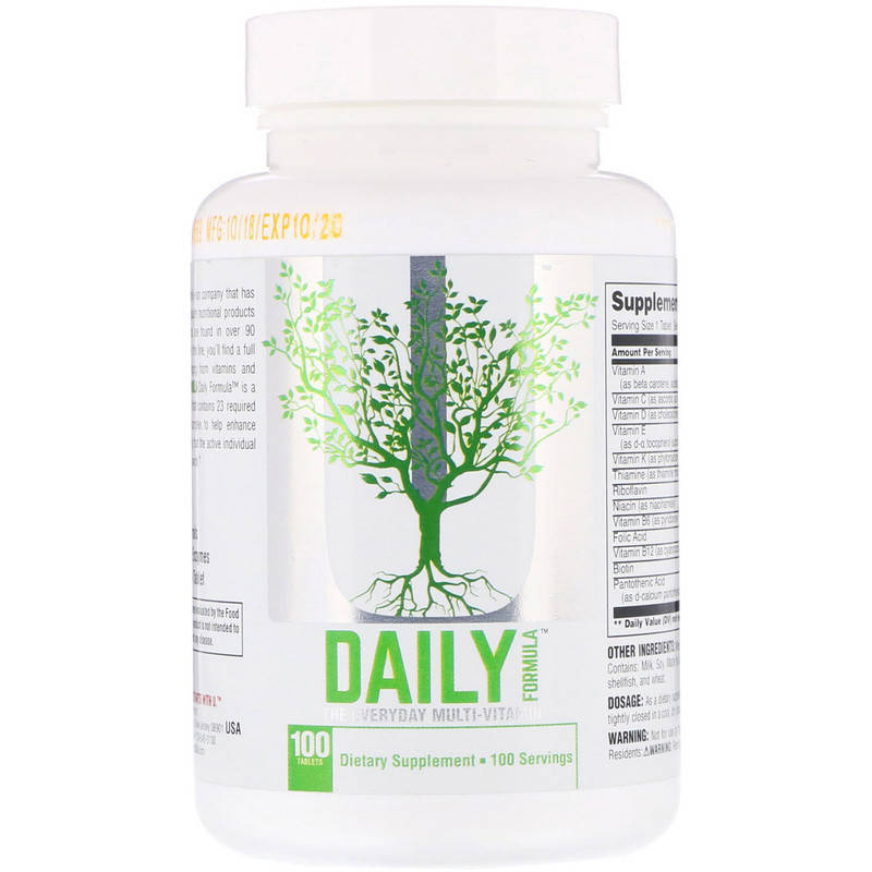 

Витамины Universal Nutrition Daily Formula 100 таб. (США)