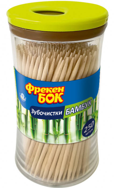 

Зубочистки бамбуковые Фрекен Бок 250шт