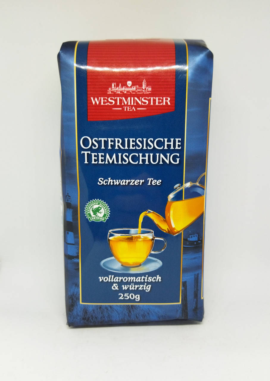 

Черный листовой чай Westminster, 250 г. Германия