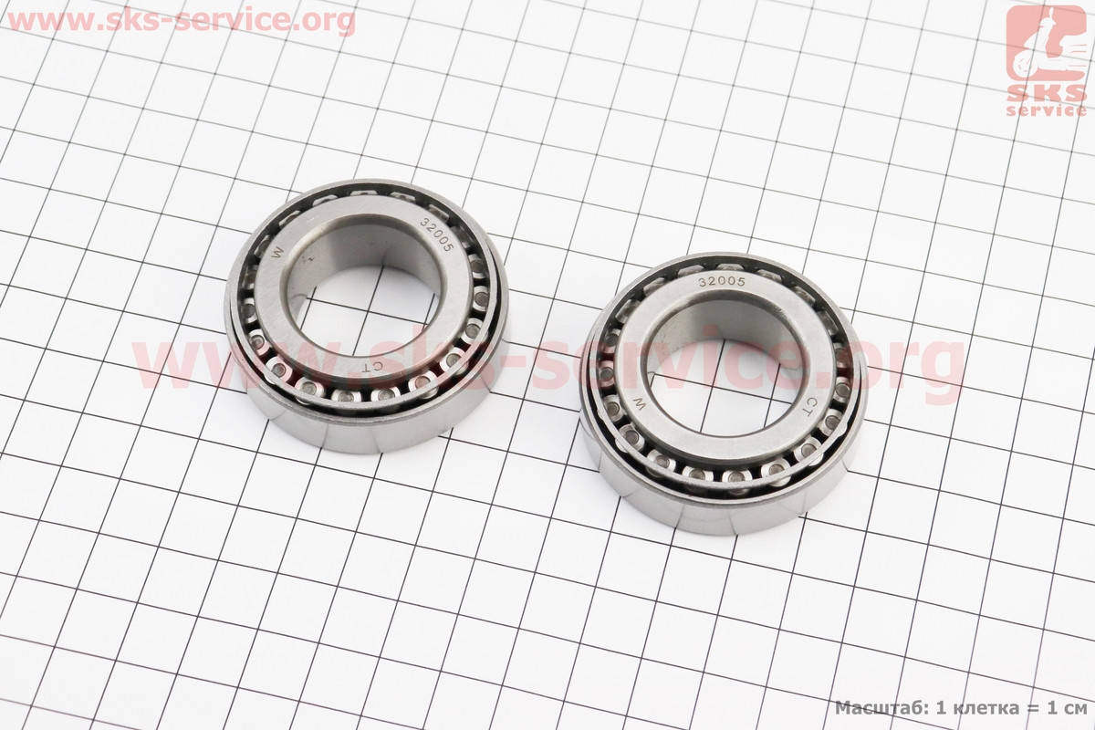 

Loncin- LX200GY-3 Подшипники руля 32005 к-кт 2шт