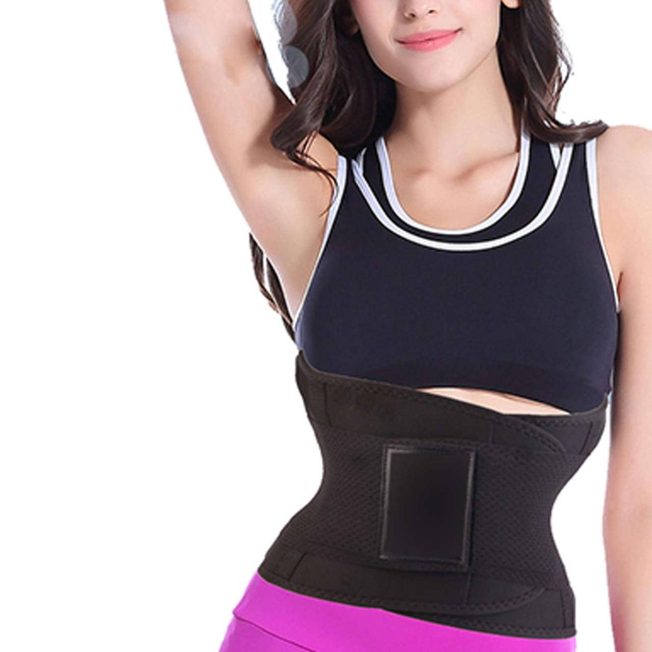 

Пояс для похудения Hot Shapers Belt Power на липучке черный, размер XL 142051