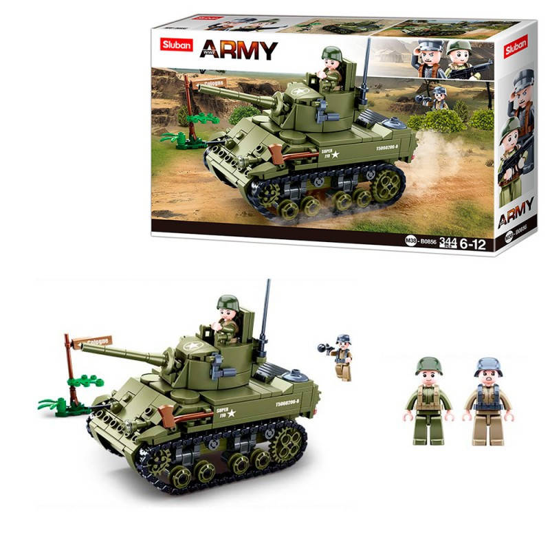 

Конструктор SLUBAN M38-B0856 АРМИЯ - Танк (344 дет.)