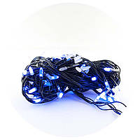 Гірлянда-нитка (String-Lights) 100B-3 внутрішня, пров.: чорний, 7 м (Синій)