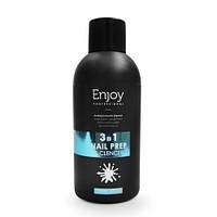 Універсальний засіб для нігтів 3в1 Еnjoy Professional Nail Prep & Clencer, 150 мл