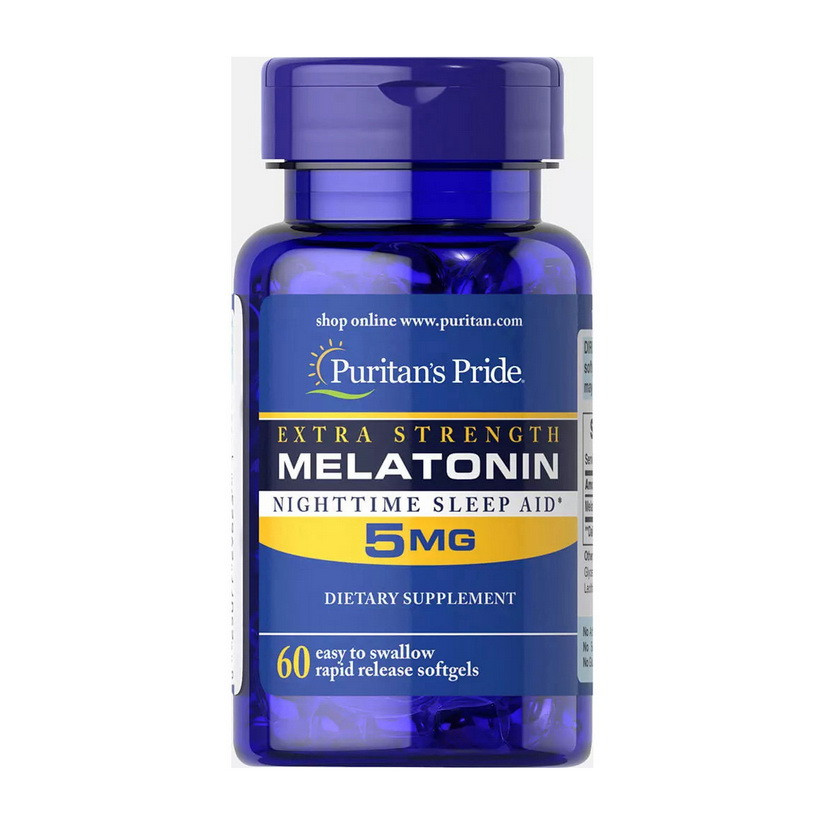 Puritans Pride Melatonin 5 mg - 60 softgel