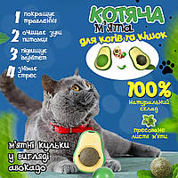 Кошачья мята, мятная игрушка для кошек и котов, шарик лакомство с кошачьей мятой. Заказ от 10 штук.