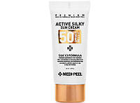 Солнцезащитный крем Medi Peel Active Silky Sun Cream SPF50+, 50мл