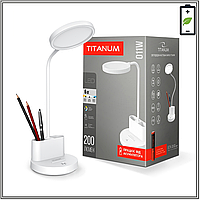 LED лампа настiльна з змінним акумулятором TITANUM TLTF-011W 6W 2700-6000K