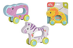 Іграшка Simba Весела тваринка на коліщатах 16см 3 види (4010199)