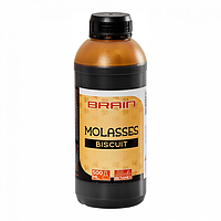 Добавка в корм (атрактант) Меласса (Меляса) Brain Molasses Biscuit 500ml Бісквіт