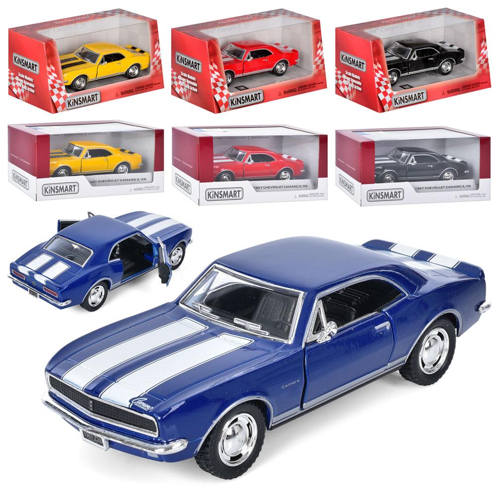 Дитяча машинка металева KT 5341 W 1967 CHEVROLET CAMARO інерційна Kinsmart, фото 1