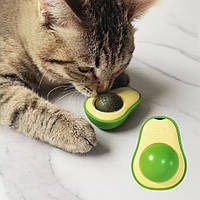 Шарик кошачьей мяты TOYS avocado. Кошачья мята. Конфета-лакомство с кошачьей мятой / шарик лизун кошачья мята