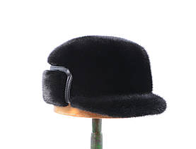 Чоловіча зимова шапка з натурального хутра норки "Конфедератка"