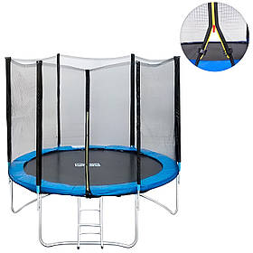Великий батут для дому із захисною сіткою для дорослих та дітей професійний OSPORT діаметр 244 см (MS 0496)