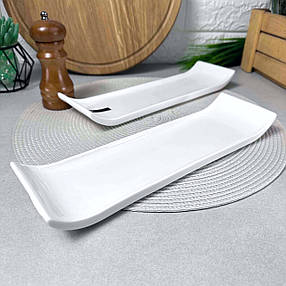 Біле порцелянове блюдо для суші 30.5×9 см ARDESTO Plate, фото 1
