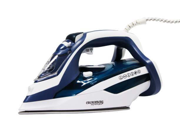 Праска парова Crownberg CB-7449 з керамічним покриттям 2400 Вт, фото 1